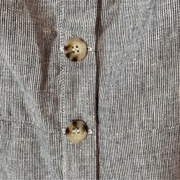 Lovers and Friends Linen Blend Kat Open Back Jumpsuit in Chambray Size Medium - Picture 9 of 14